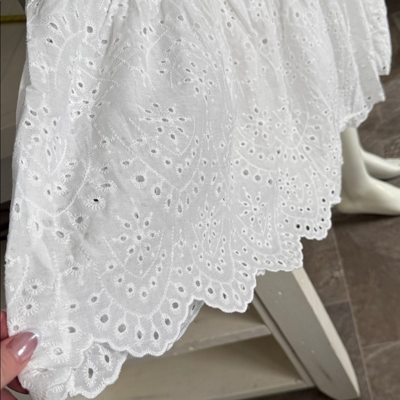Suzy Shier White Eyelet Tiered Maxi Skirt XS NWOT - Picture 4 of 7